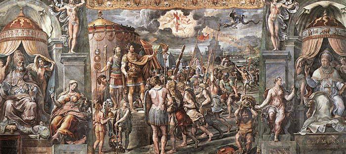 RAFFAELLO Sanzio Vision of the Cross oil painting image